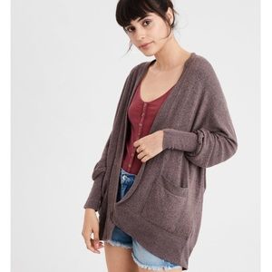 Cotton/Rabbit hair Amer. Eagle Outfitters Cardigan
